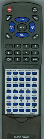MARANTZ ZK287J0010 RC780SR replacement Redi Remote