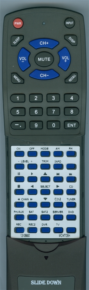MCINTOSH 12105800 replacement Redi Remote