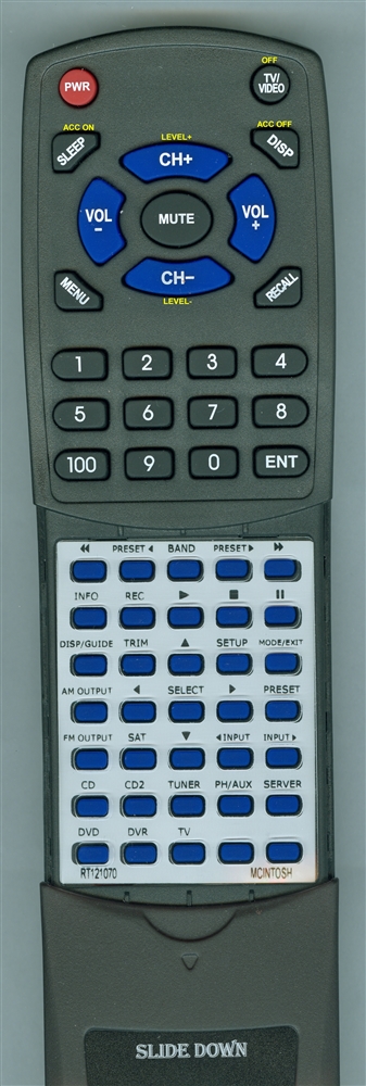 MCINTOSH 121070 HR070 replacement Redi Remote