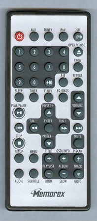 MEMOREX 0861-001200-00000 MIHT5005 Genuine  OEM original Remote