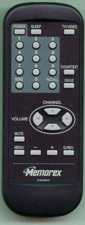 MEMOREX 6142-09010 614209010 Genuine  OEM original Remote