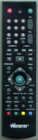 MEMOREX 845-D47-BT1DVDBMEH Genuine  OEM original Remote