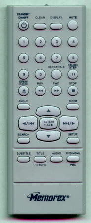 MEMOREX HS-R635PB-GY-320 Genuine  OEM original Remote