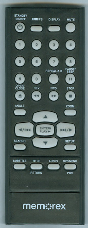 MEMOREX MVD2050BLK Genuine  OEM original Remote