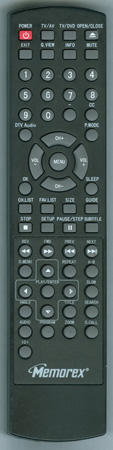 MEMOREX MVD2059DBLK MVD2059DBLK Genuine  OEM original Remote