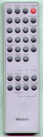 MEMOREX MX7300-HS-GY-320 Genuine  OEM original Remote