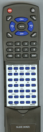 MEMOREX 0000-MI11110-5800 MI111 replacement Redi Remote