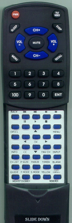 MEMOREX 845-D47-BT1DVDBMEH replacement Redi Remote
