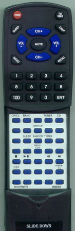 MEMOREX MX4107REMOTE replacement Redi Remote