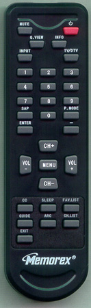 MEMOREX 0094013915B Genuine OEM original Remote