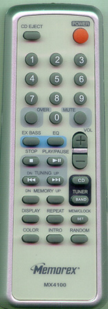 MEMOREX 0MX4100REMCON MX4100 Genuine  OEM original Remote