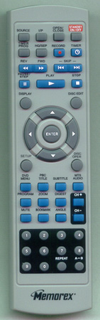 MEMOREX HS-K466UB-GY-320 Genuine OEM original Remote