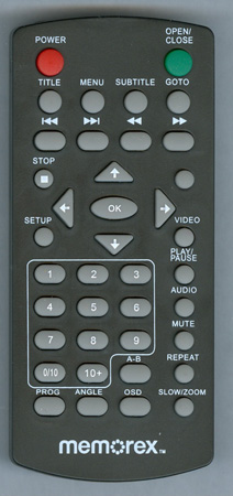 MEMOREX MVD2015 Genuine OEM Original Remote