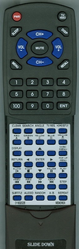 MEMOREX 0118020235 replacement Redi Remote