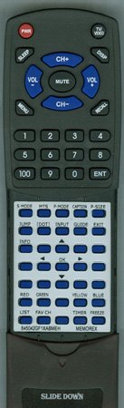 MEMOREX 845-042-GF1XAB-MEH replacement Redi Remote