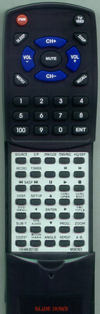 MEMOREX HS-K466UB-GY-320 replacement Redi Remote