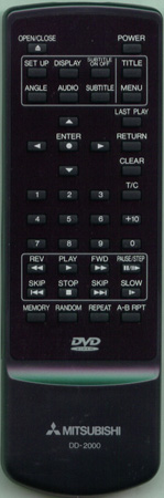 MITSUBISHI 79070286 DD2000 Genuine OEM original Remote