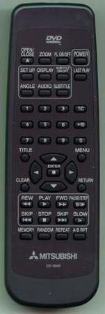 MITSUBISHI 79078005 DD3000 Genuine OEM original Remote