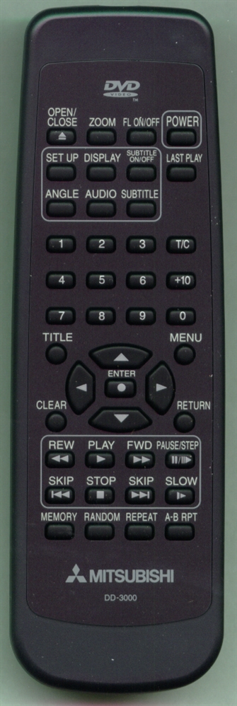 MITSUBISHI 79078005 DD3000 Refurbished Genuine OEM Original Remote