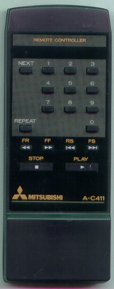 MITSUBISHI A-C411 AC411 Refurbished Genuine OEM Original Remote