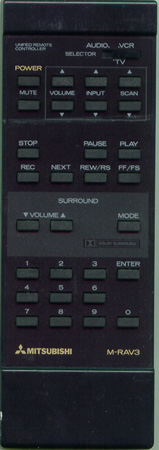 MITSUBISHI L905Y504H01 MRAV3 Genuine  OEM original Remote