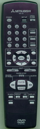 MITSUBISHI NA010UD RMD6 Genuine  OEM original Remote