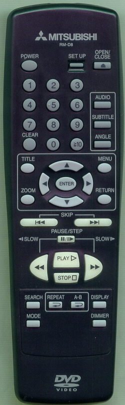 MITSUBISHI NA014UD RMD8 Refurbished Genuine OEM Original Remote