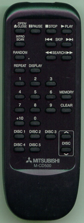 MITSUBISHI RC605MIT01 MCD500 Genuine OEM original Remote