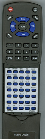 MITSUBISHI 290P170010 HC1600REM replacement Redi Remote
