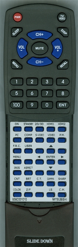 MITSUBISHI 939D331010 replacement Redi Remote