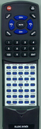MONIVISION DM6952SREMOTE CR440 replacement Redi Remote