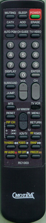 MOTEVA RC1003 Genuine  OEM original Remote