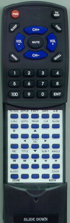 MUSTEK DVDV560 replacement Redi Remote