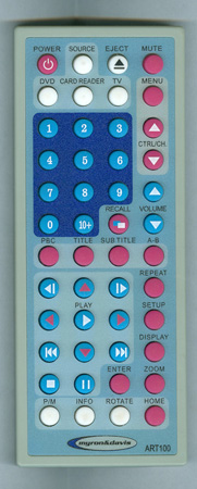 MYRON & DAVIS ART100 Genuine OEM original Remote