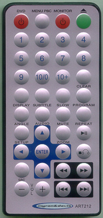 MYRON & DAVIS ART212 Genuine OEM original Remote