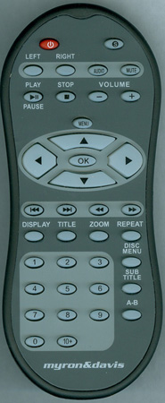 MYRON & DAVIS ART400 Genuine OEM original Remote