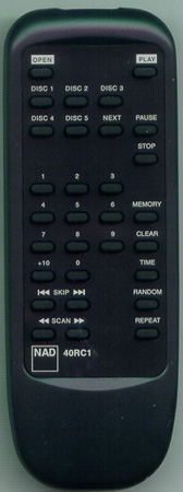 NAD RC-523 40RC1 Genuine  OEM original Remote