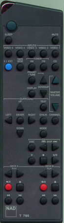 NAD RC-T760 Genuine OEM original Remote