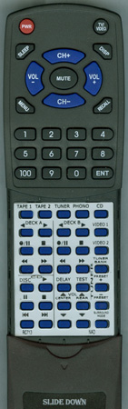 NAD RC-713 replacement Redi Remote