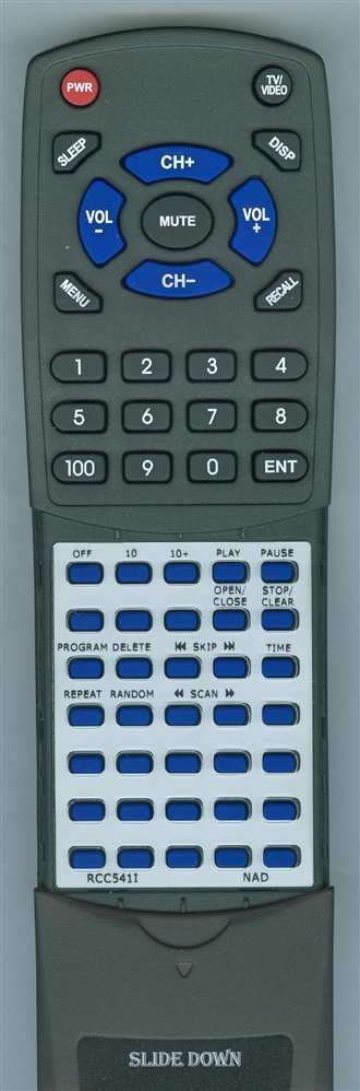 NAD RC-C541I CD3 replacement Redi Remote