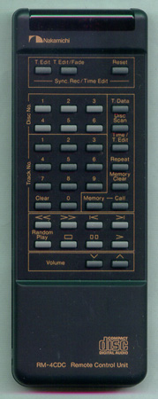 NAKAMICHI RM-4CDC RM4CDC Genuine  OEM original Remote