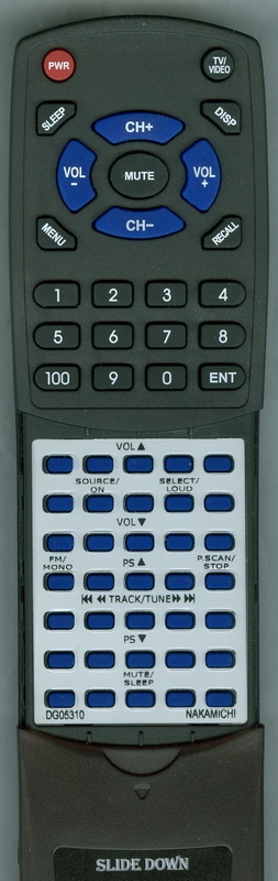 NAKAMICHI DG05310 replacement Redi Remote