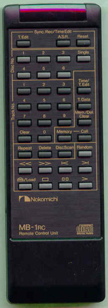 NAKAMICHI HA06494 MB-1RC Genuine  OEM original Remote