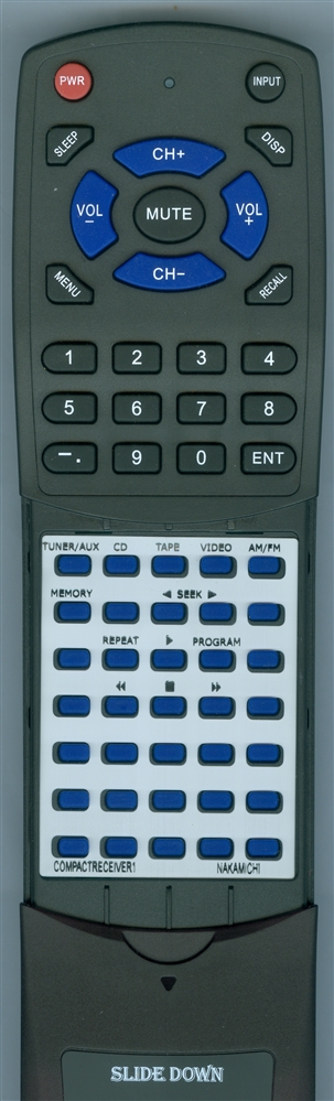 NAKAMICHI COMPACT RECEIVER 1 replacement Redi Remote