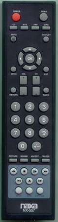 NAXA NX557 NX557 Genuine  OEM original Remote