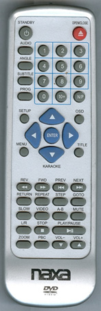 NAXA NX831 Genuine  OEM original Remote