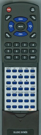 NAXA NX559 NX559 replacement Redi Remote