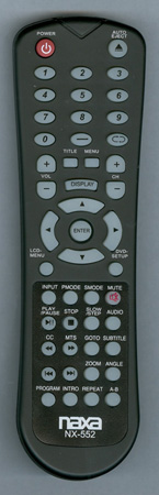 NAXA NX552V1 NX-552 Genuine  OEM original Remote