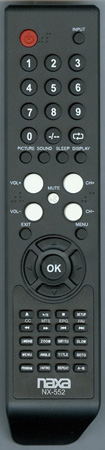 NAXA NX552V2 NX-552 Genuine  OEM original Remote