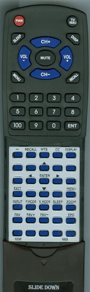 NAXA NX545 NX-545 replacement Redi Remote